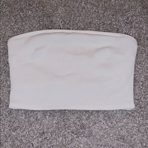 white aerie bandeau/bikini top